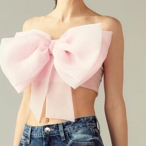 Bandeau Bow Top